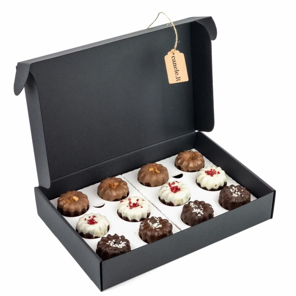 Kanelių su šokolado rinkinys - 12vnt