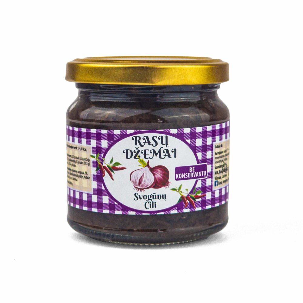 Svogūnų džemas su čili