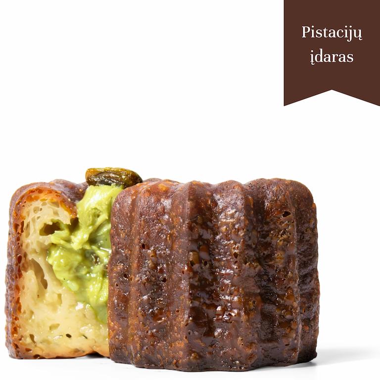 Kanelė su pistacijų įdaru
